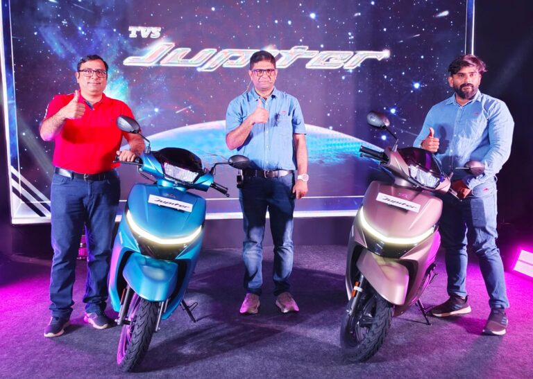 TVS மோட்டார் நிறுவனத்தின் புதிய ஜுபிடர் 110 இருசக்கர வாகனம் அறிமுகம்..!