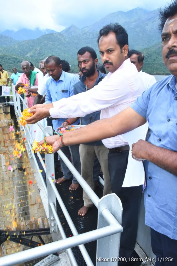 கருப்பாநதி அணையில் இருந்து பாசனத்திற்காக தண்ணீர் திறப்பு